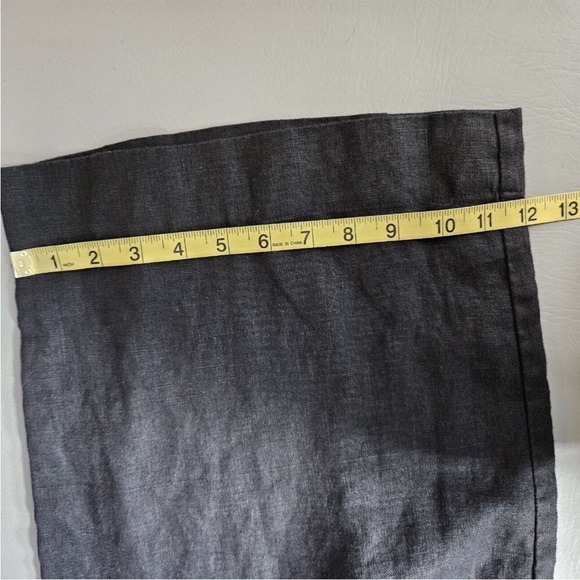 Elizabeth Suzann Jumpsuit Tall Large Women's Mara Black 100% Linen Minimalist - Picture 5 of 14